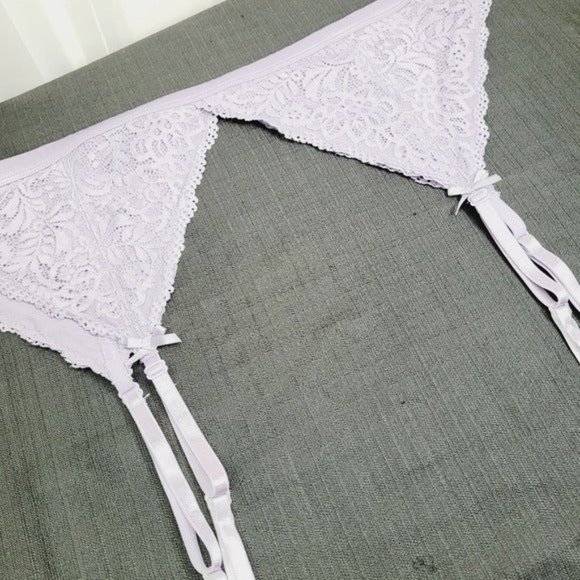 * garter belt 3X women's plus size floral lace 42" with stretch purpleb - Picture 4 of 9